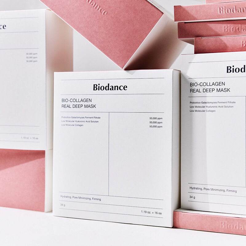 Biodance Hydrogel Collagen Skincare Pink 4pcs