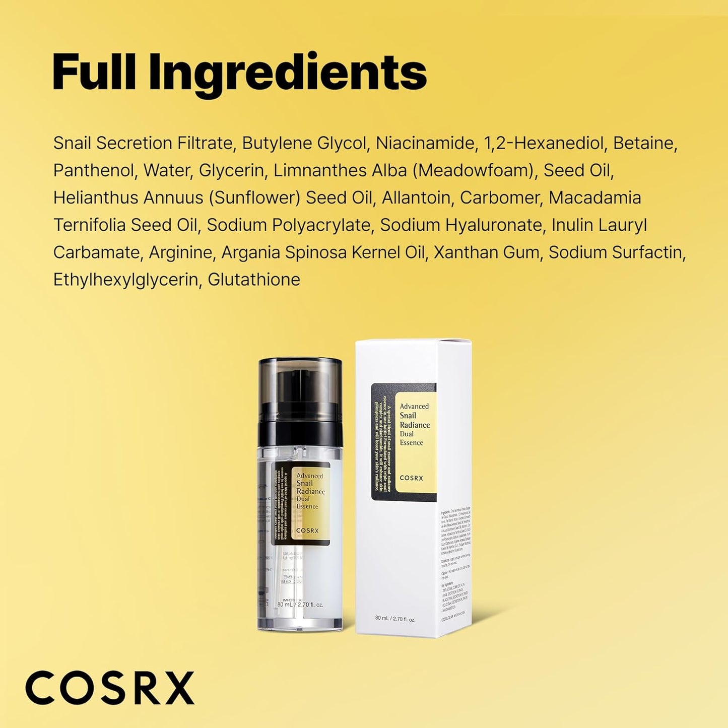 Cosrx snail double essence