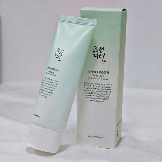 North korean green plum facial cleanser