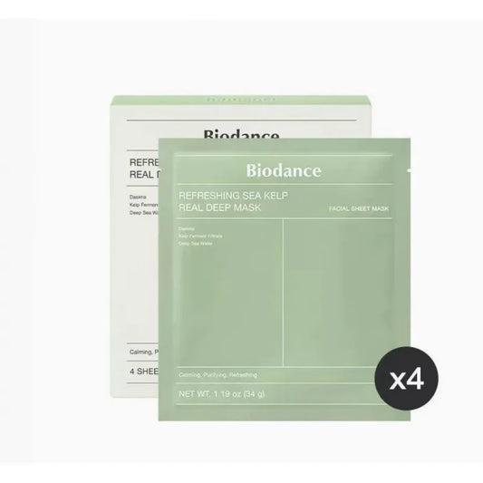 Biodance Hydrogel Collagen Skincare Green 4pcs
