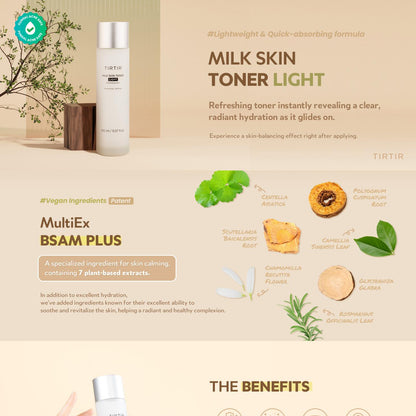 TIRTIR Milk Skin Toner Light 150ml