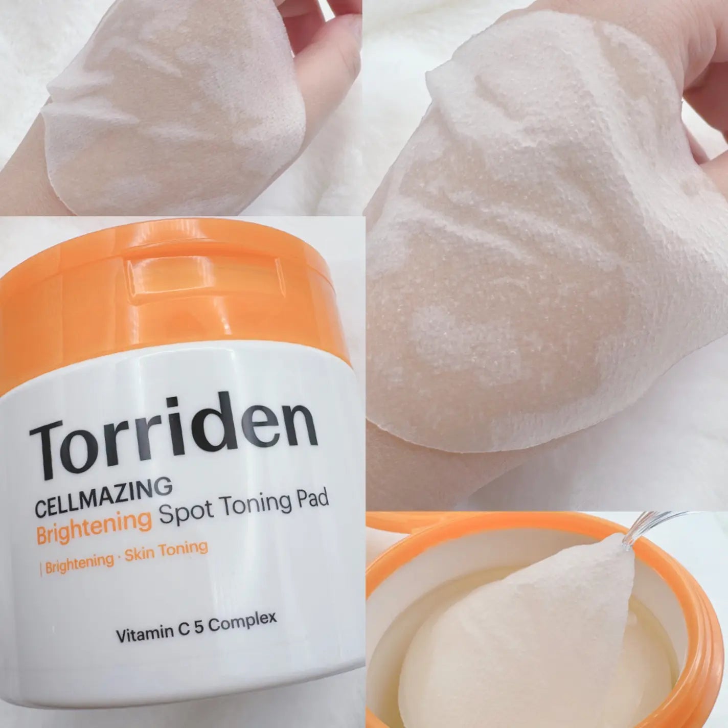 Yellow vitamin C pads 70pcs