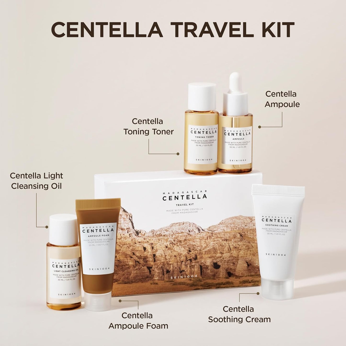 1004 Centella asiatica five-piece set