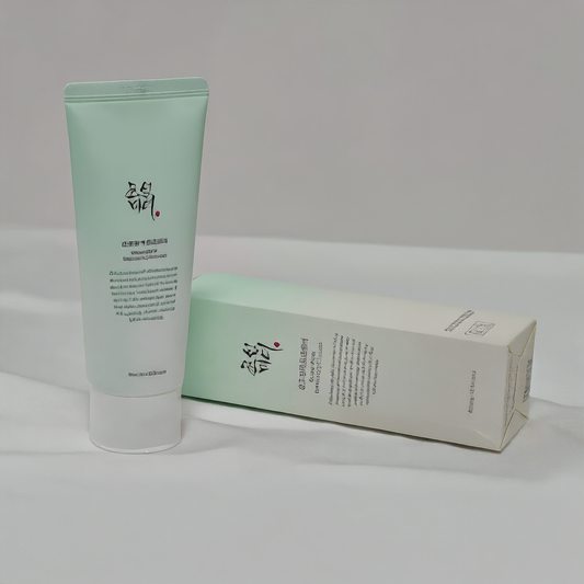 North korean green plum facial cleanser