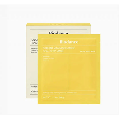 Biodance Hydrogel Collagen Skincare Yellow 4pcs