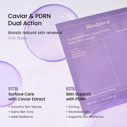 Biodance Hydrogel Collagen Skincare Purple 4pcs
