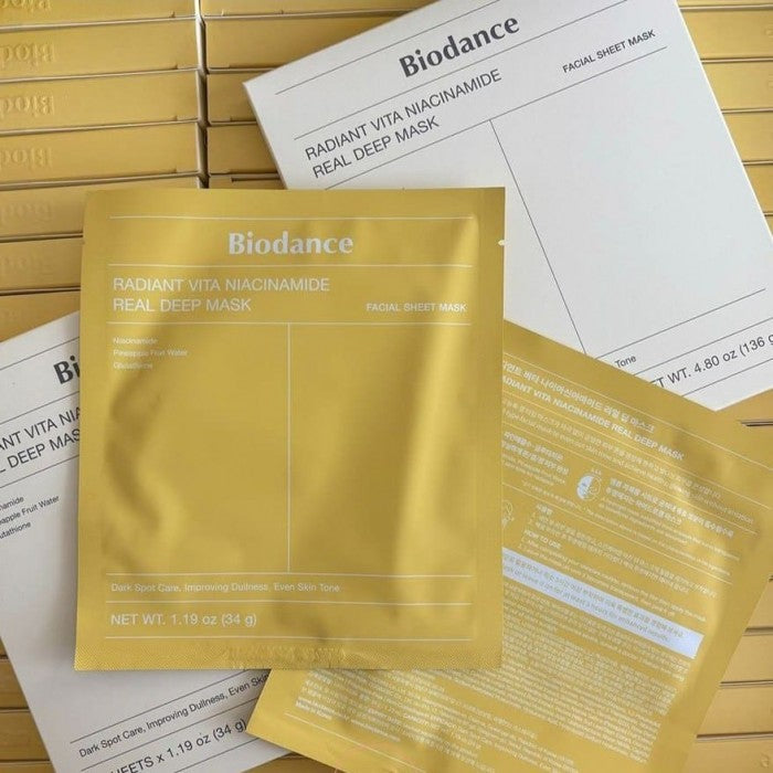 Biodance Hydrogel Collagen Skincare Yellow 4pcs