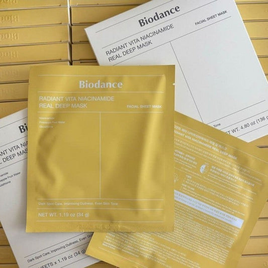 Biodance Hydrogel Collagen Skincare Yellow 4pcs