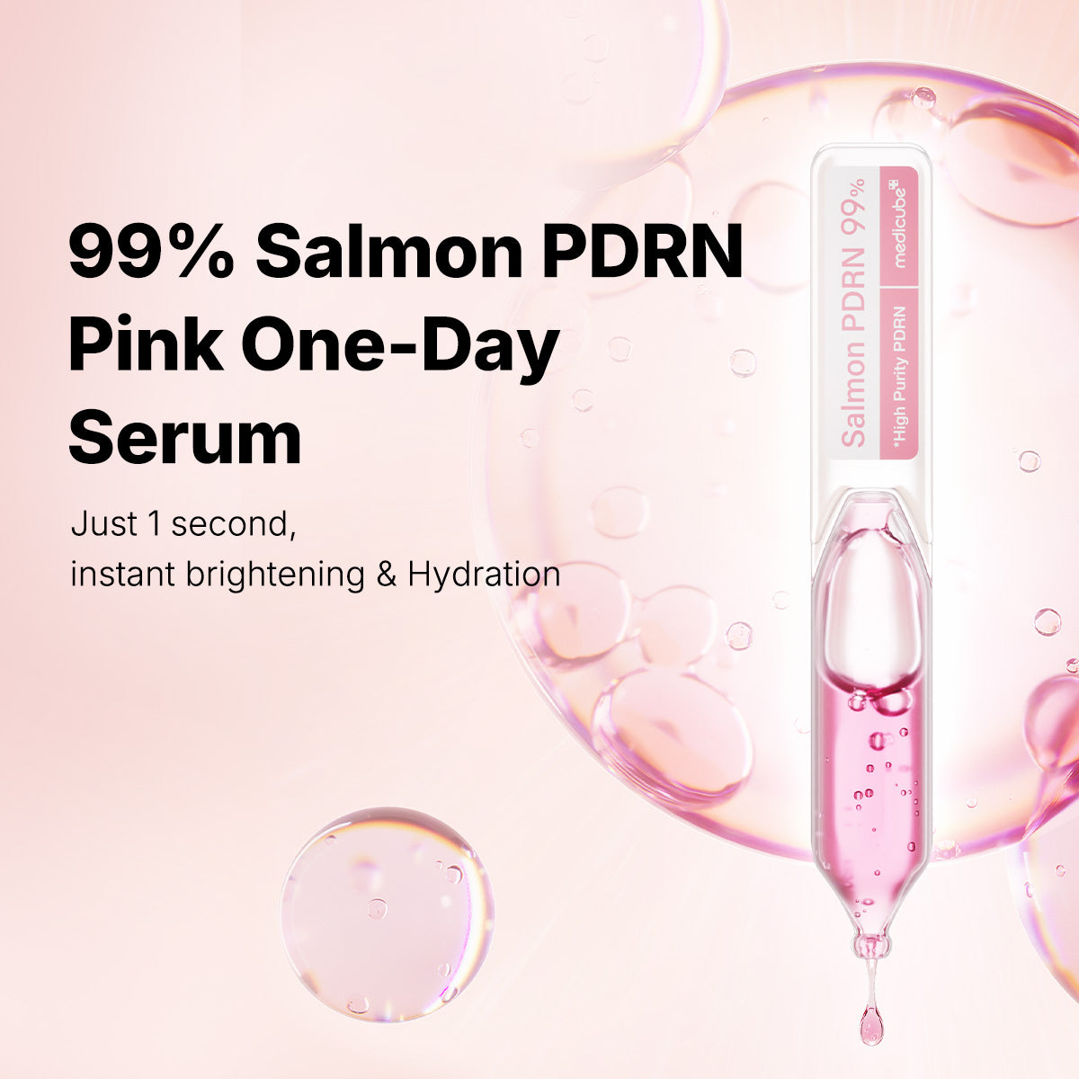 Pink single-use essence