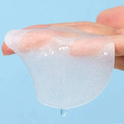 Hyaluronic acid cotton pads blue