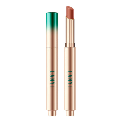 Lanyi Small Green Tube Solid Lip Gloss Pouty Lipstick