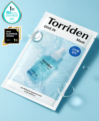 Torriden hyaluronic acid mask10 pieces